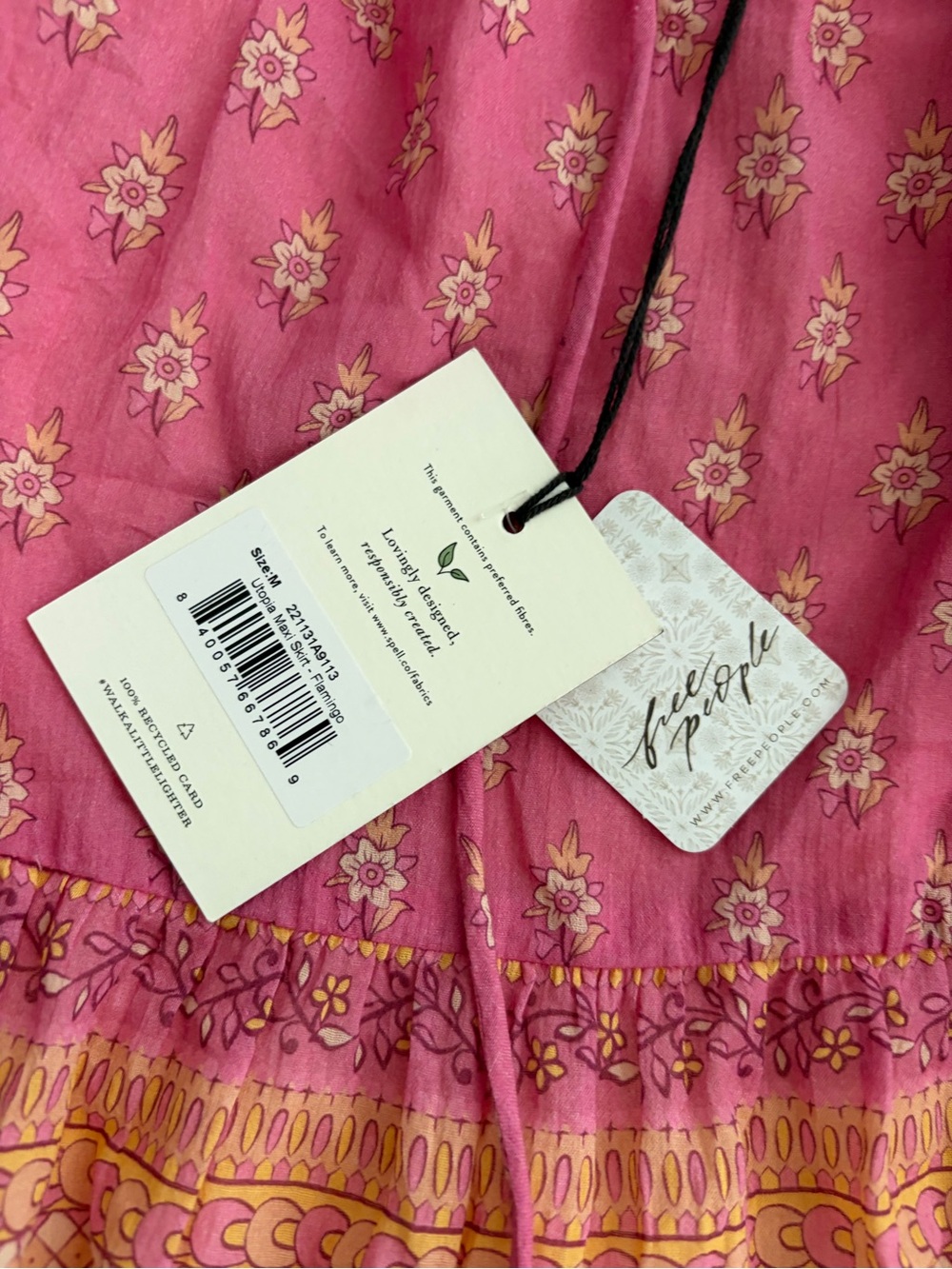 Spell and the Gypsy free people maxi skirt M - Picture 3 of 5